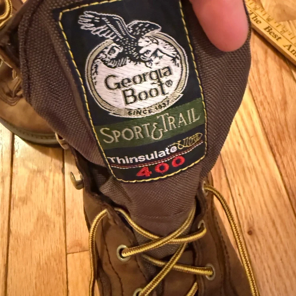 Georgia Boot Sport & Trail Brown Boots WELL WORN